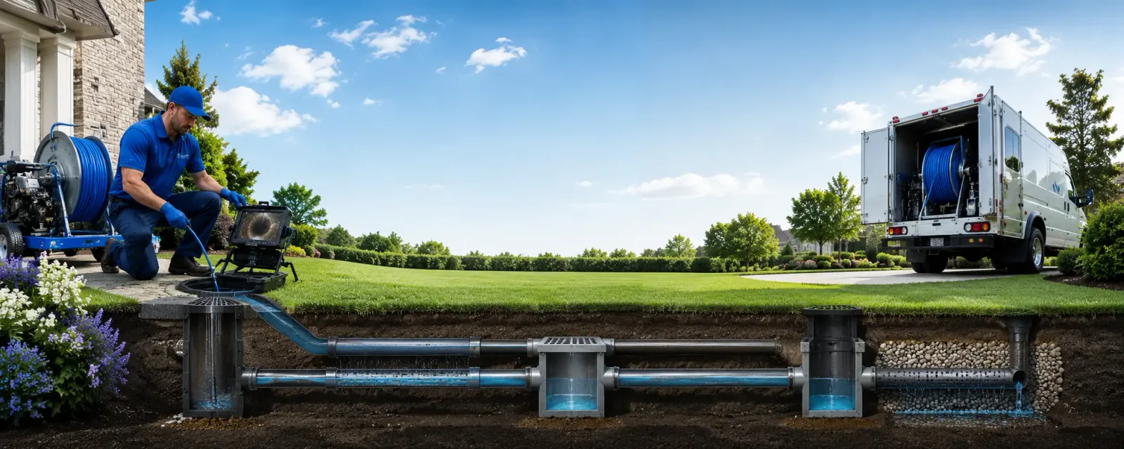 Outdoor drain cleaning information for Gifford, IL